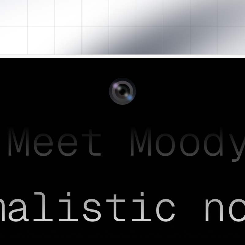 Positioned at your camera